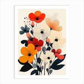 Flowers In A Vase 70 Art Print