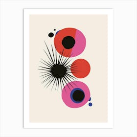 Abstract Circles 74 Art Print