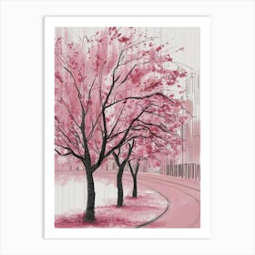 Cherry Blossoms 1 Art Print