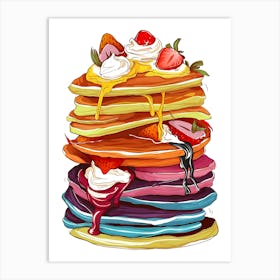 Pancakes Art Print