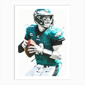 Carson Wentz Philadelphia 1 Art Print