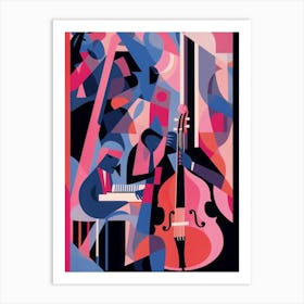 Pink Jazz Art Print