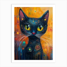 The Coolest Cat In Town 6 Art Print