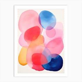 Abstract Watercolor Painting 20 Art Print