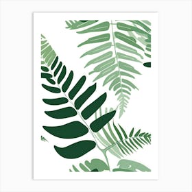 Fern Leaves Art Print