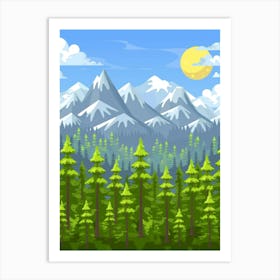 Mountain Landscape 28 Art Print