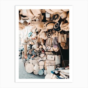 Moroccan Market Shop Art Print