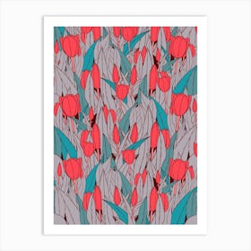 The Red Tulips Art Print