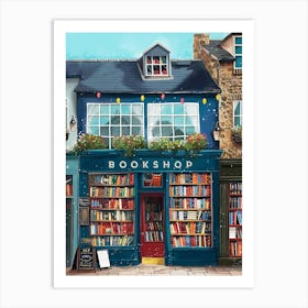 Bookshop Art Print