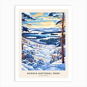 Acadia National Park United States Of America 1 Poster Art Print
