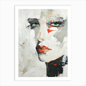 Woman'S Face 6 Art Print