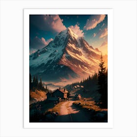 Mountain Landscape Poster