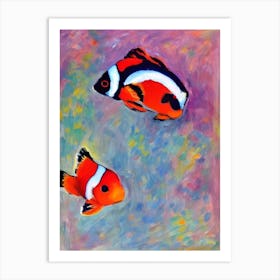 Clownfish Matisse Inspired Art Print