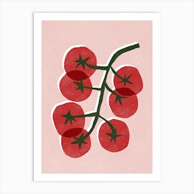 Tomatoes On A Branch 1 Art Print