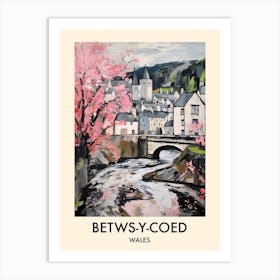 Betws Y Coed (Wales) Painting 2 Travel Poster Art Print