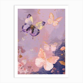 Butterflies In The Sky 1 Art Print