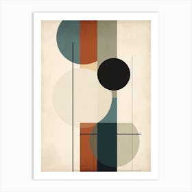 Boho Geometric Minimalism 6 Art Print