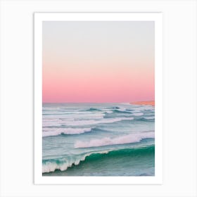 Gunnamatta Beach, Australia Pink Photography 2 Art Print