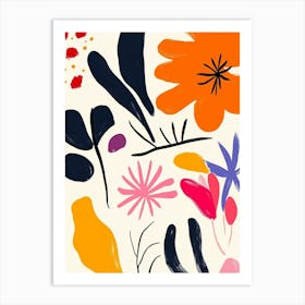 Abstract Floral Painting 15 Art Print