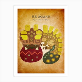 Uragaan Vintage Art Print