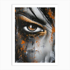 Eye Of The Woman Art Print