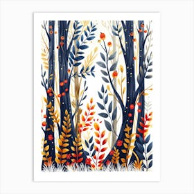 Autumn Forest 10 Art Print