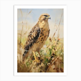 Bird Painting Falcon 6 Art Print