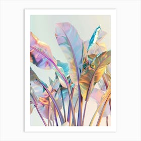 Rainbow Leaves Art Print