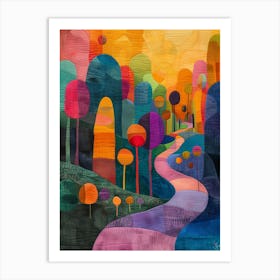 Road To The Forest Art Print