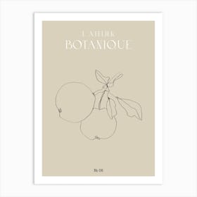 Atelier Botanique 6 Art Print