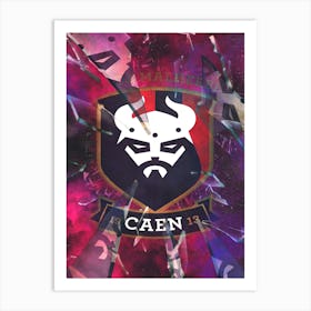 Caen Brokem Glass 1 Art Print