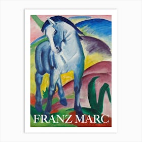 Franz Marc  Painting Blue Horse I Poster Painting Art Print