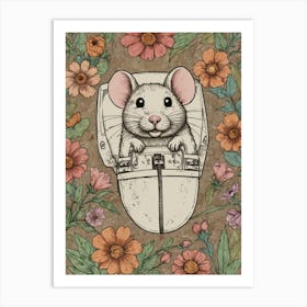 Mouse In A Box Art Print