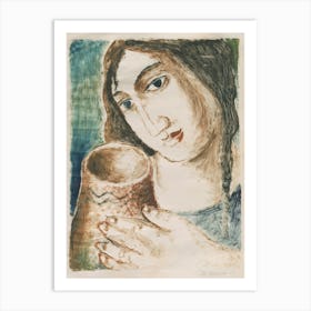 A Woman With A Jug, Mikuláš Galanda Art Print