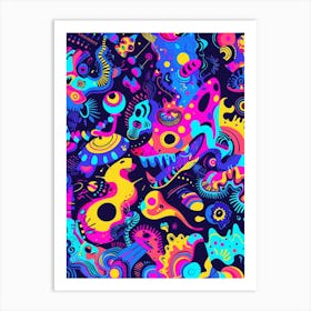 Psychedelic Pattern Art Print