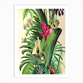 Jungle Botanicals 2 Botanical Art Print