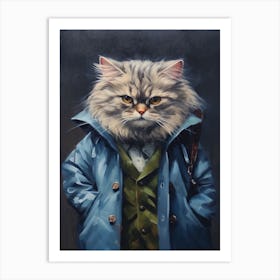 Gangster Cat Ragamuffin 2 Art Print