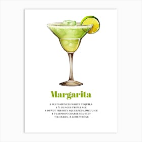 Margarita, Cocktail Hour Art Print