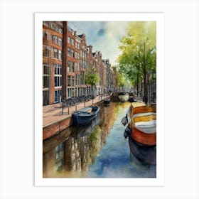 Amsterdam Canal 2 Art Print