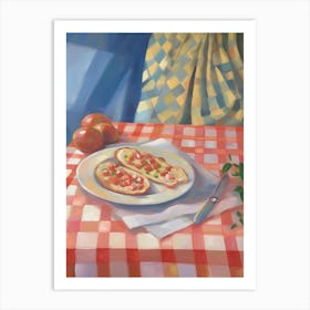 Bruschetta Still Life Painting Art Print