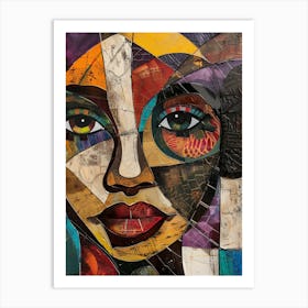 African Feminist Black Art Art Print