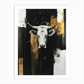 Bull Art 3 Art Print