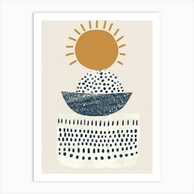 Sun In A Bowl Art Print