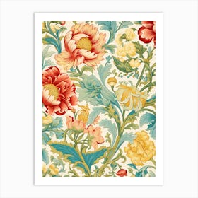 Victorian Floral Art Print