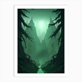 Dark Forest Art Print