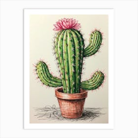 Cactus 6 Art Print