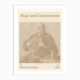 Peace And Contentment Edward Von Grützner (1897) Art Print