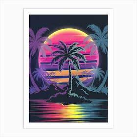 Hawaiian Sunset Affiche