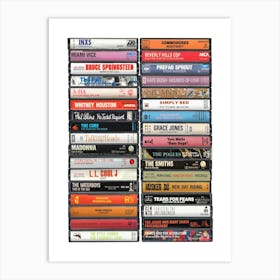 1985 Music - Cassette Print - Born in '85 Art Print