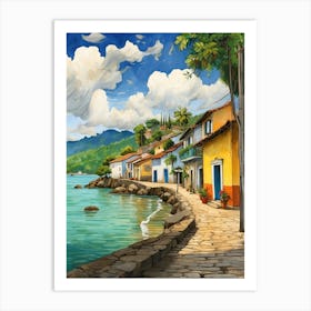 House By The Sea Art Print